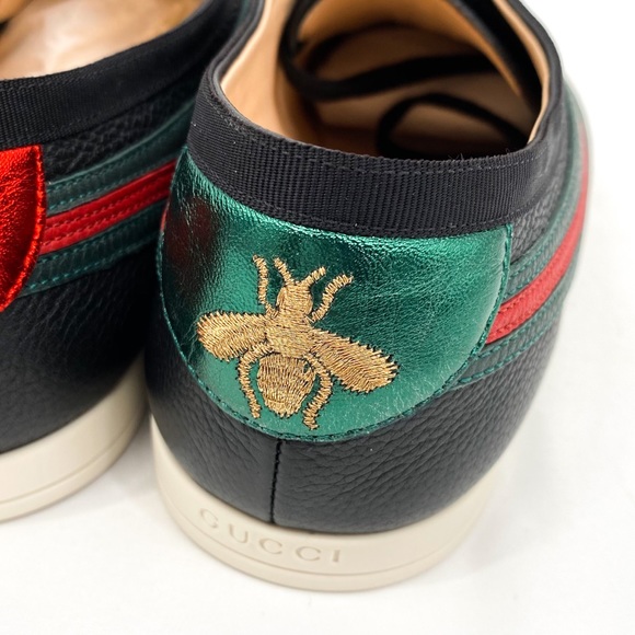 GUCCI Falacer Hebron Sneaker Black Men 8 US 483266 - Picture 9 of 16